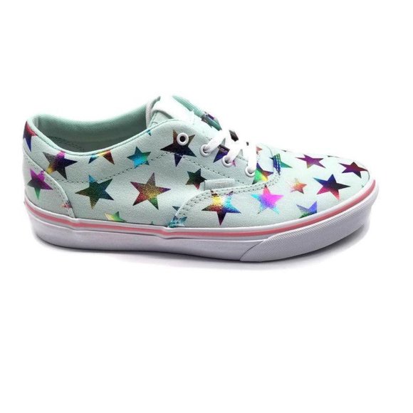 girls white vans size 4